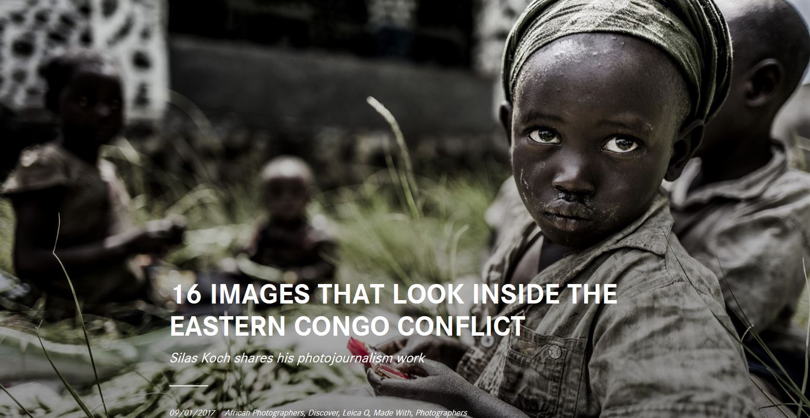 Porträt eines Mädchens im Ostkongo – Fotoreportage von Silas Koch